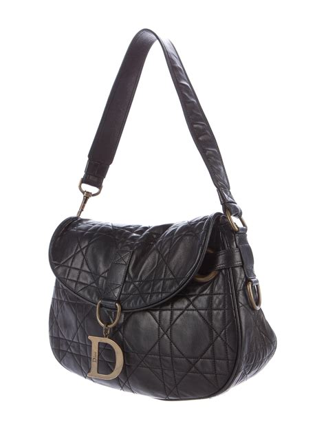 dior cannage leather bag